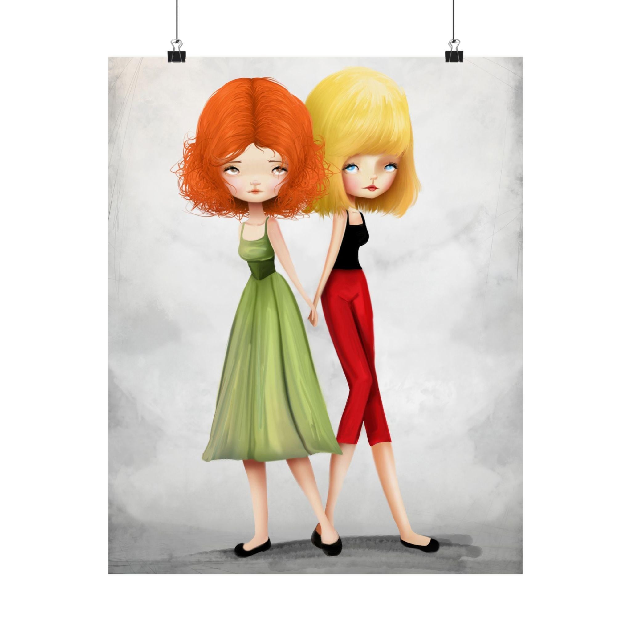 Together Alone · Poster Print