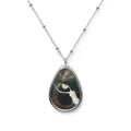 Little Teal Mermaid- Oval · Necklace