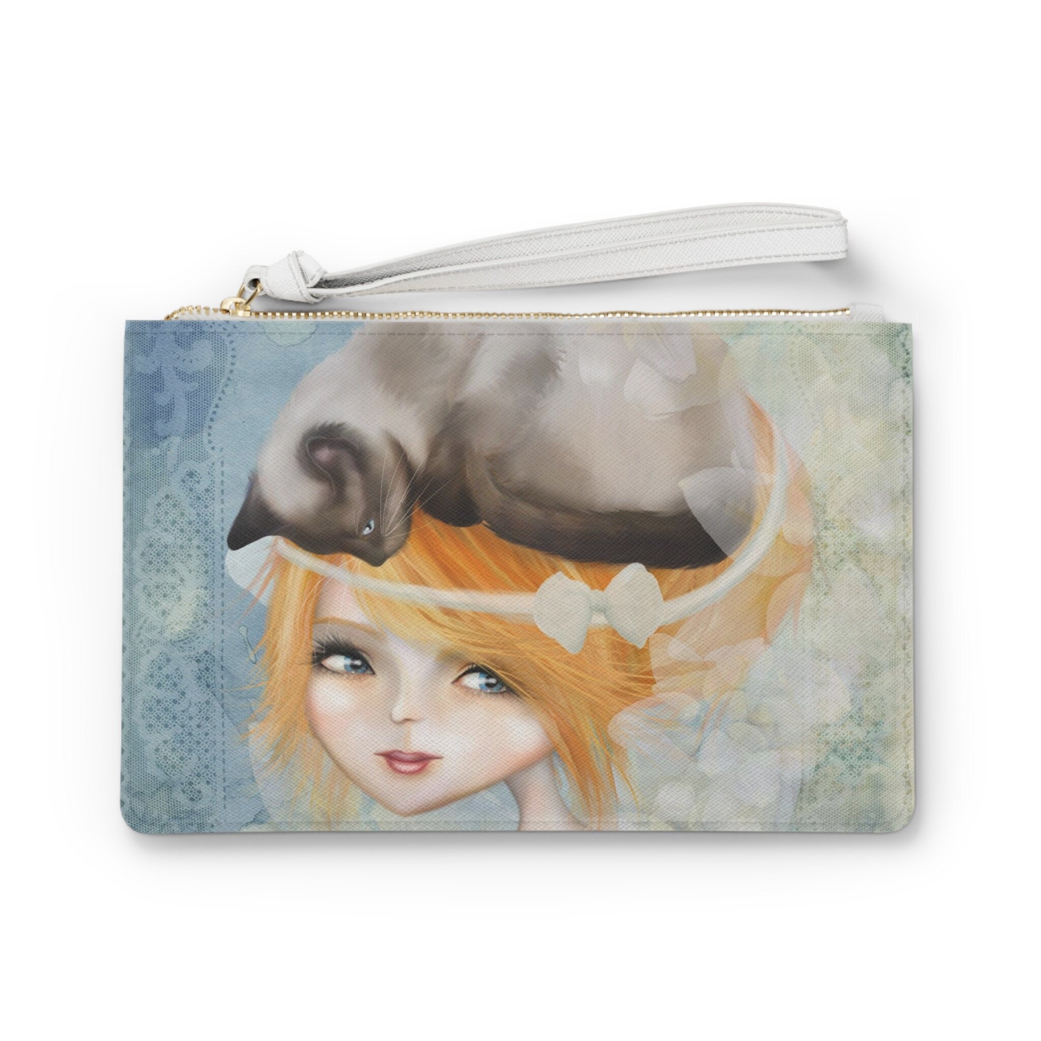 Mr. Minkerton and I in Blue · Clutch Bag
