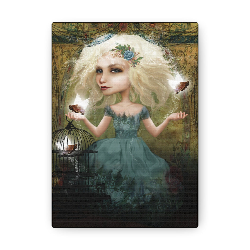 If you love them, set them Free · Canvas Print