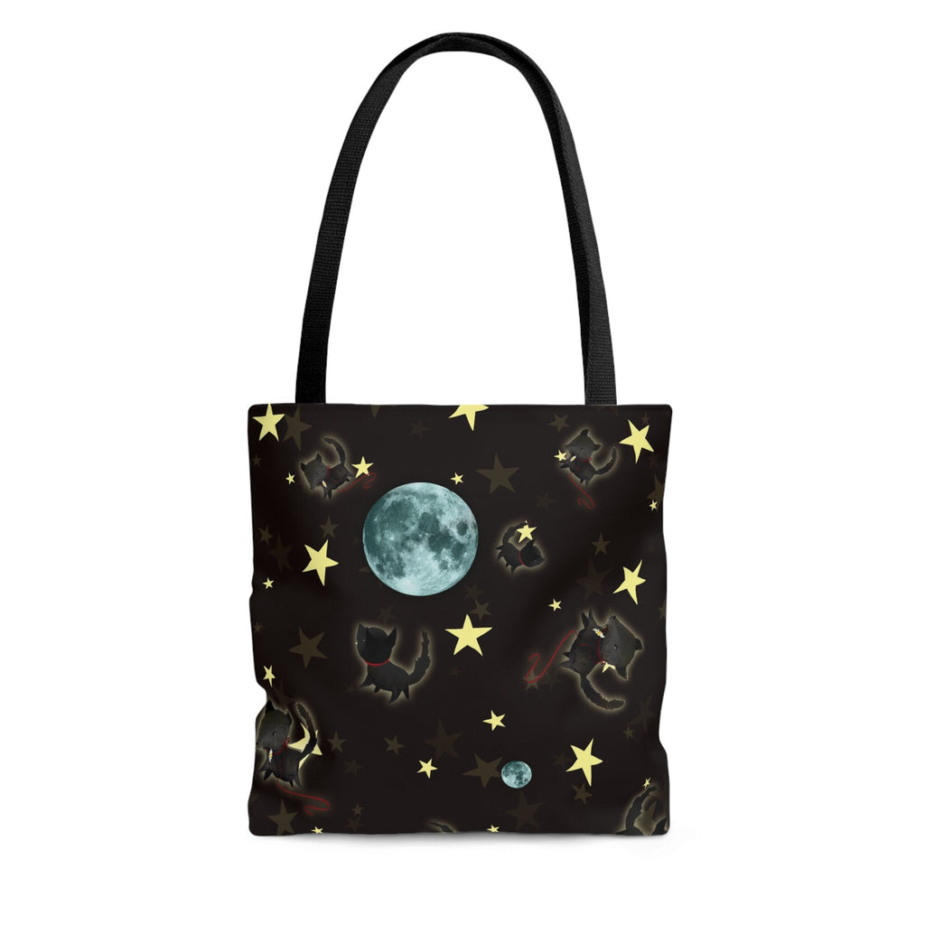 Little Wolf and the Moon · Tote Bag