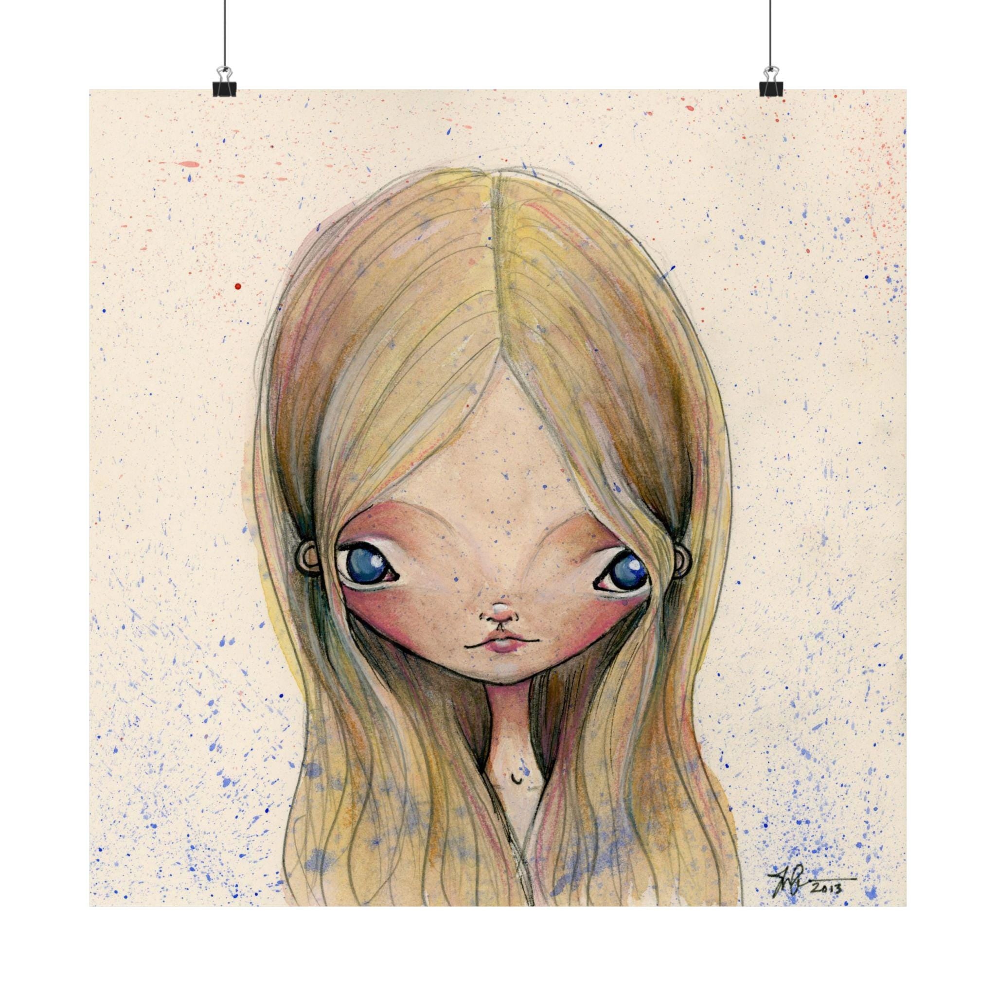 Blue Eyed Girl · Poster Print