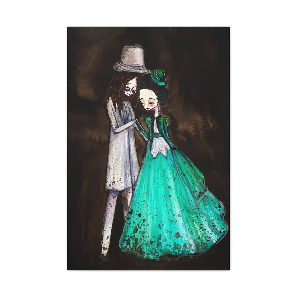 Dracula and Mina · Canvas Print