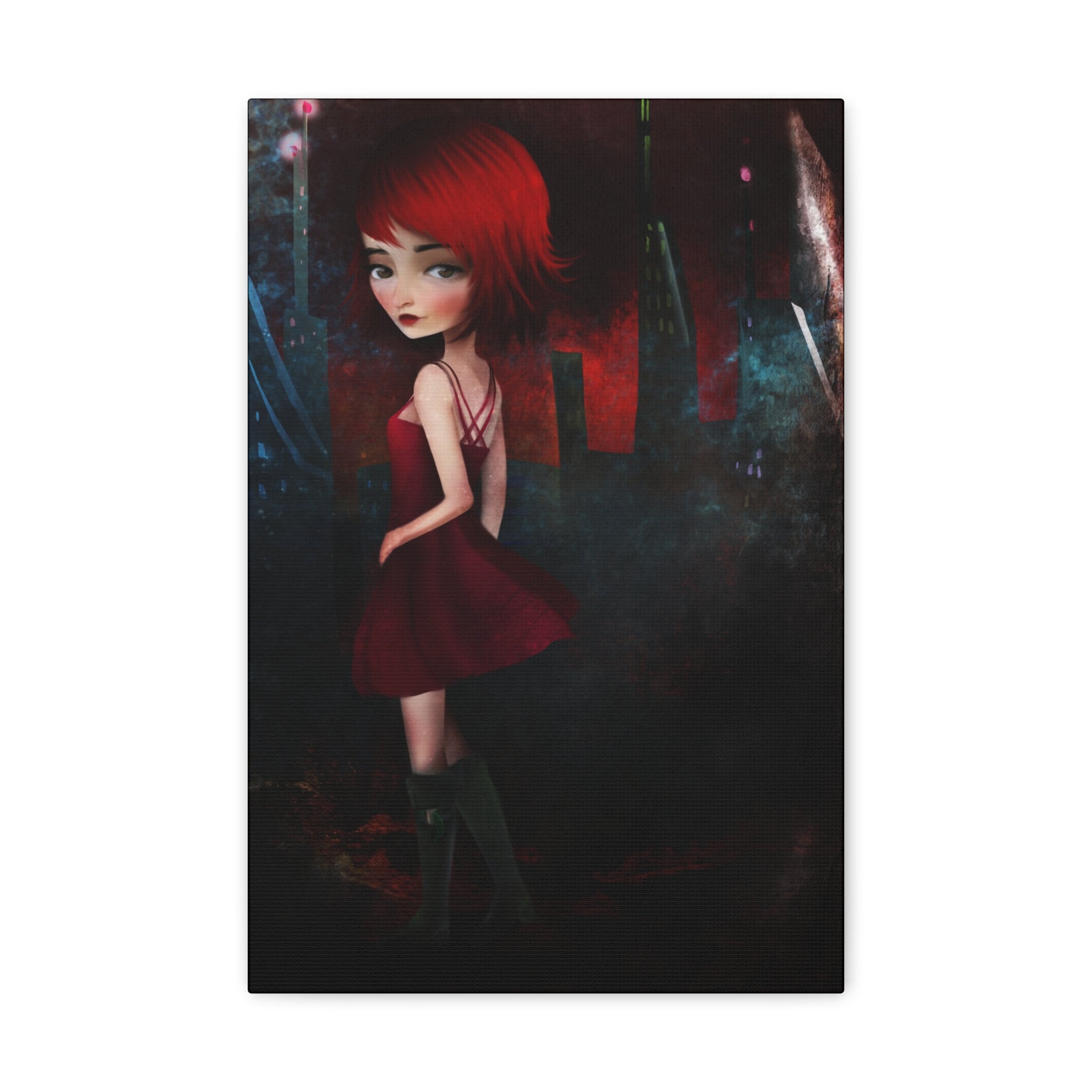 Red City · Canvas Print
