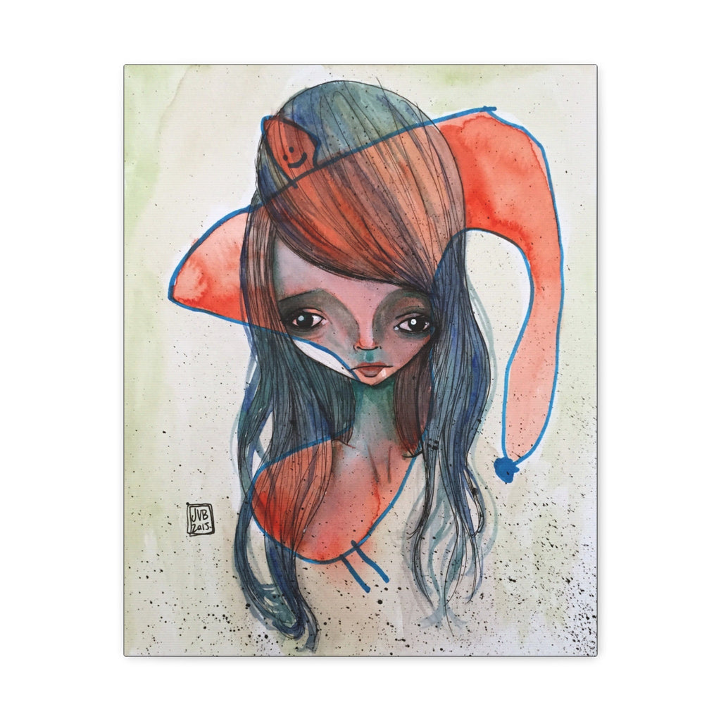 Red Juneau Dreams · Canvas Print