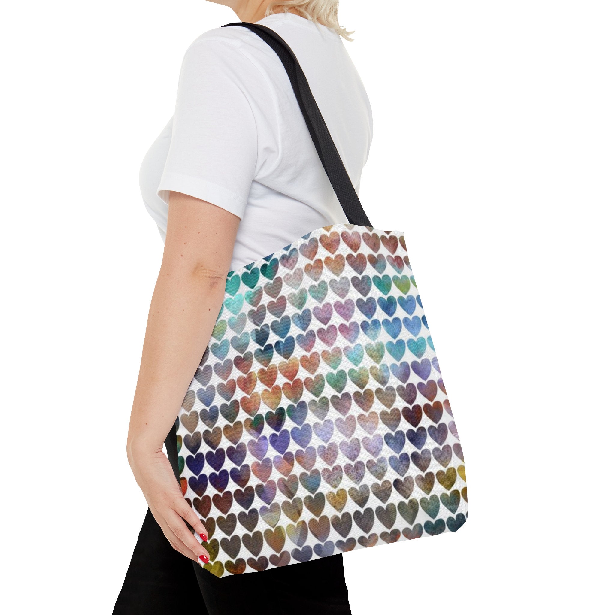 Rainbow Hearts Pantone · Tote Bag