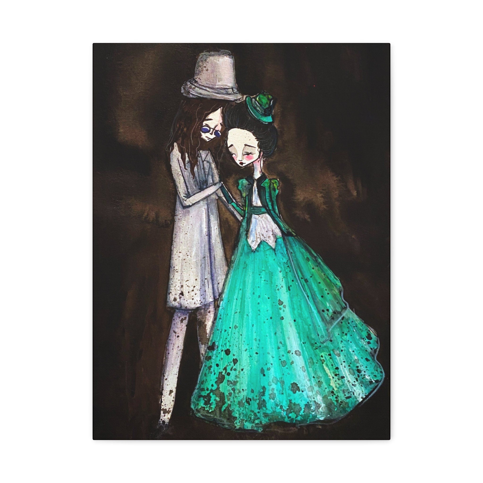 Dracula and Mina · Canvas Print