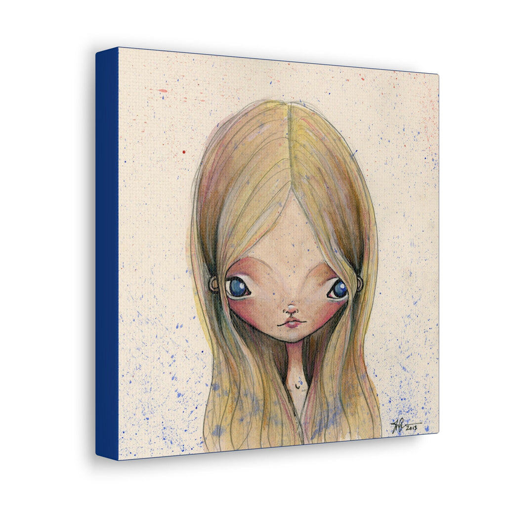 Blue Eyed Girl · Canvas Print