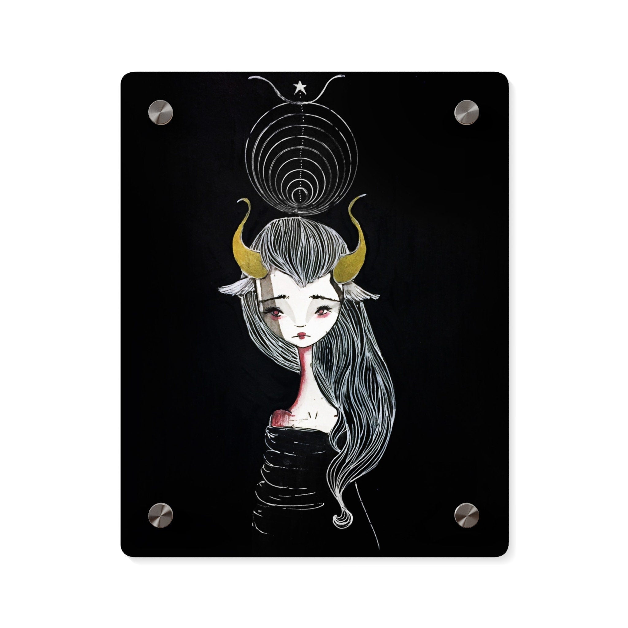 Taurus Girl Acrylic Wall Art Panel · Acrylic Print