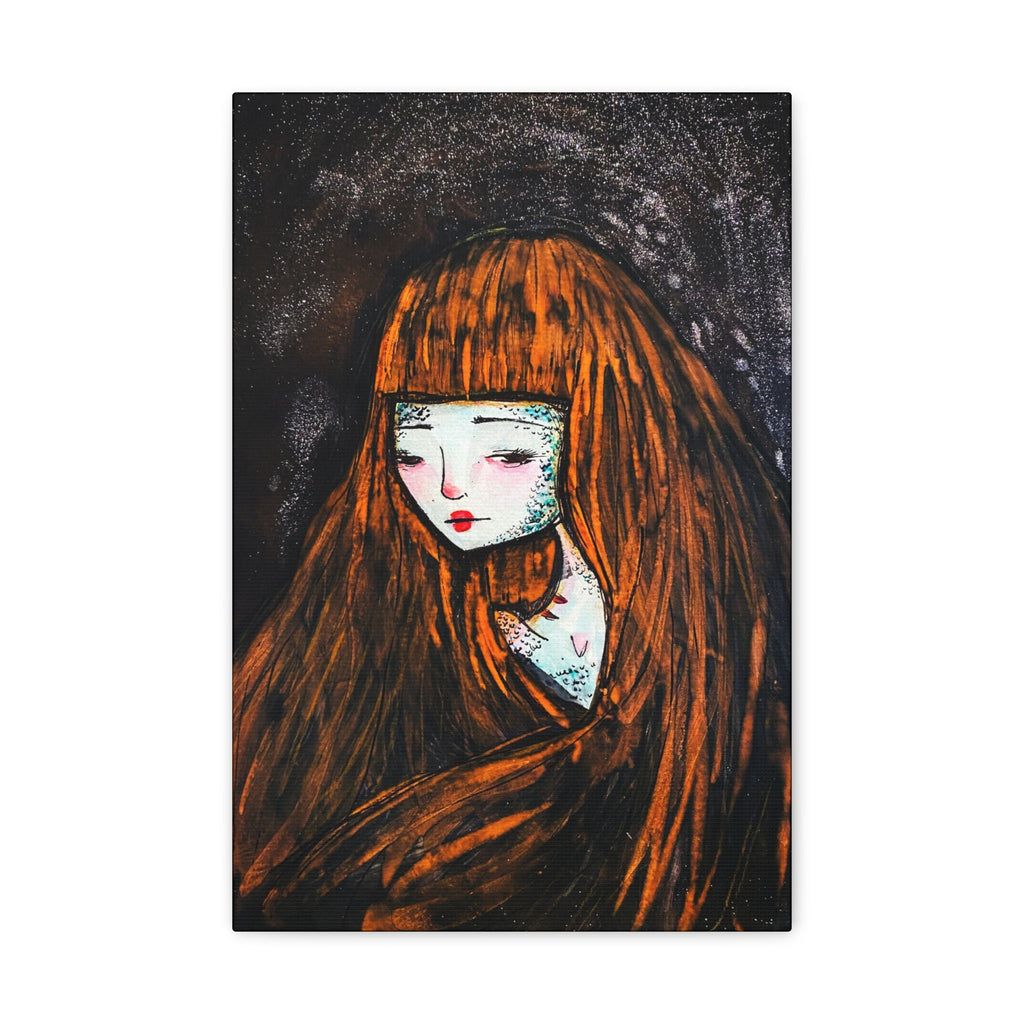 Monster Self Portrait · Canvas Print