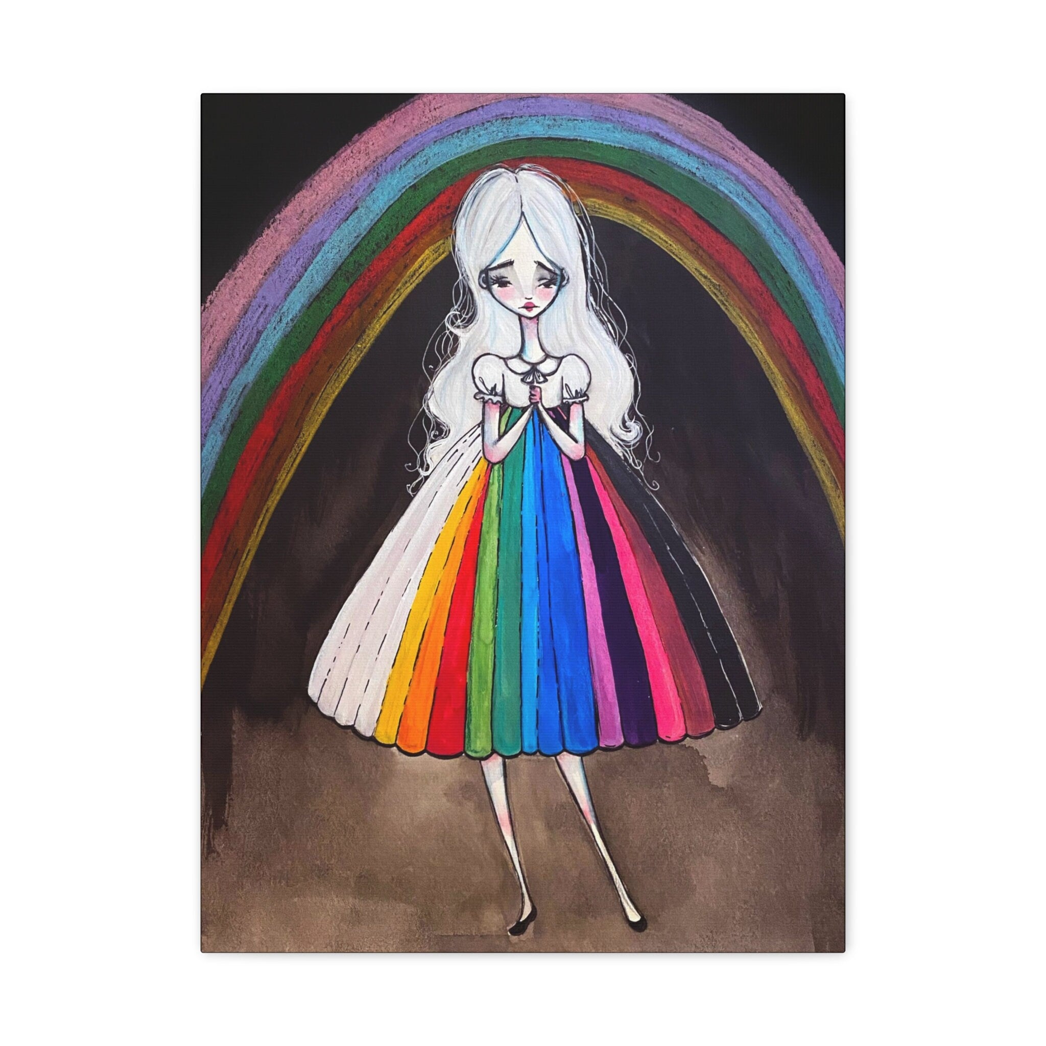 Babe Rainbow · Canvas Print
