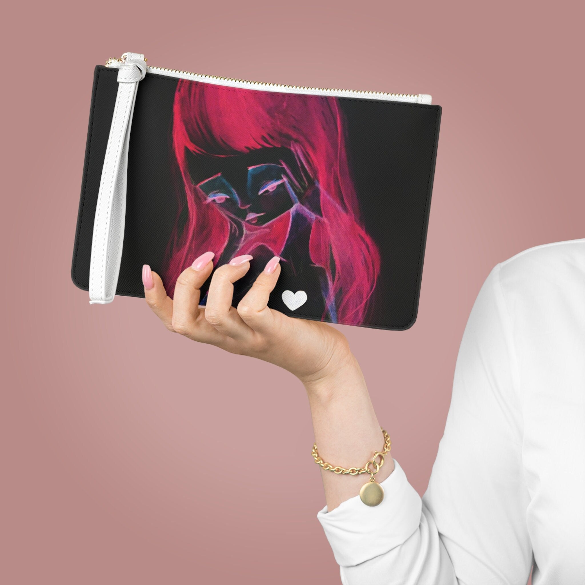 Girl Inverted · Clutch Bag