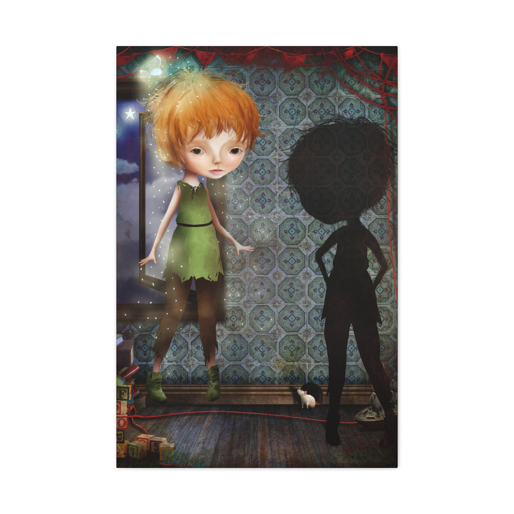 Peter and his Shadow · Canvas Print