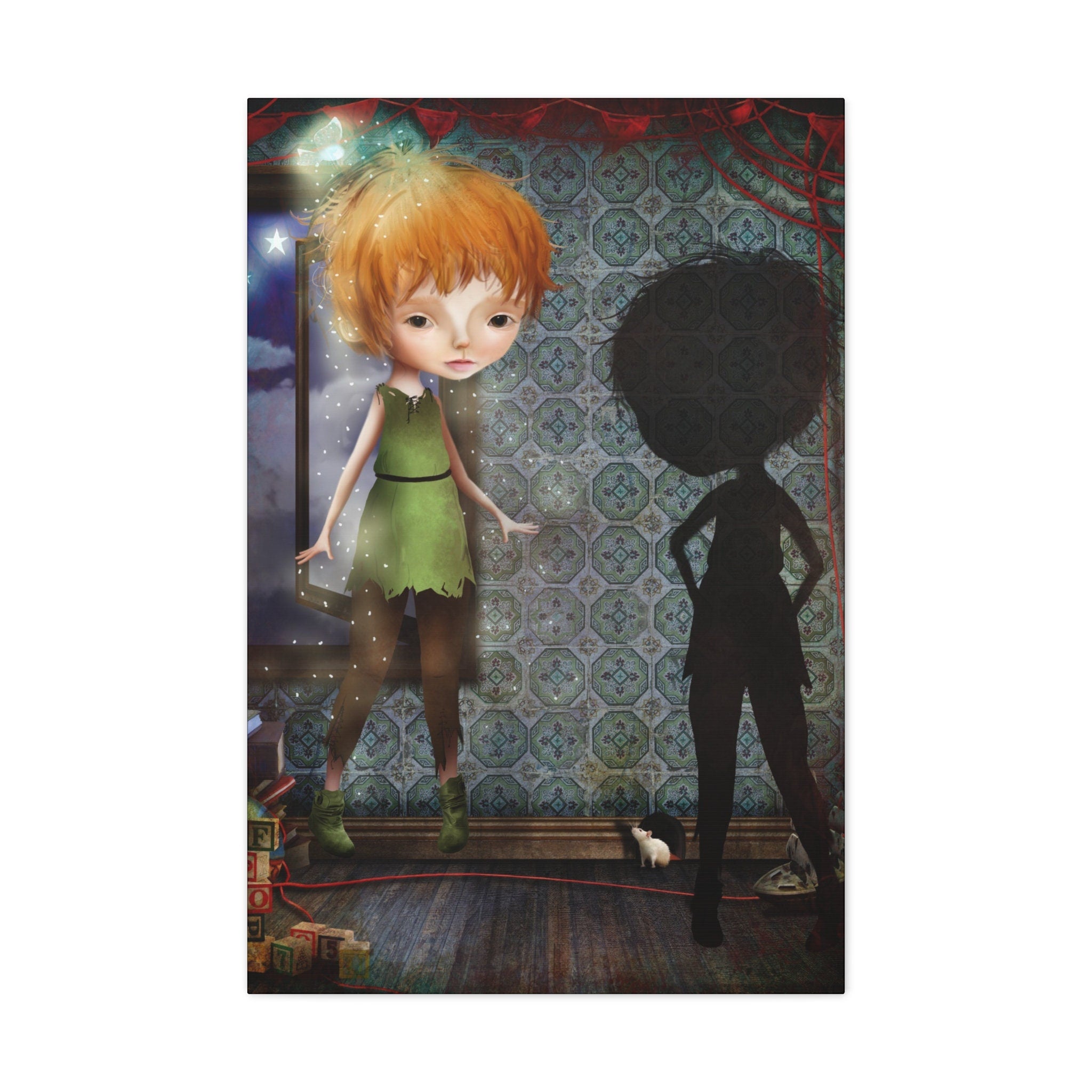 Peter and his Shadow · Canvas Print