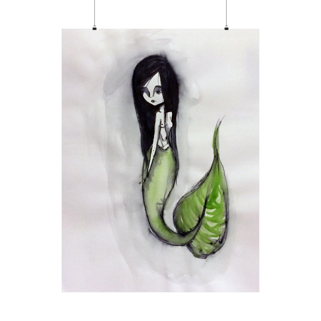 Green Mermaid · Poster Print