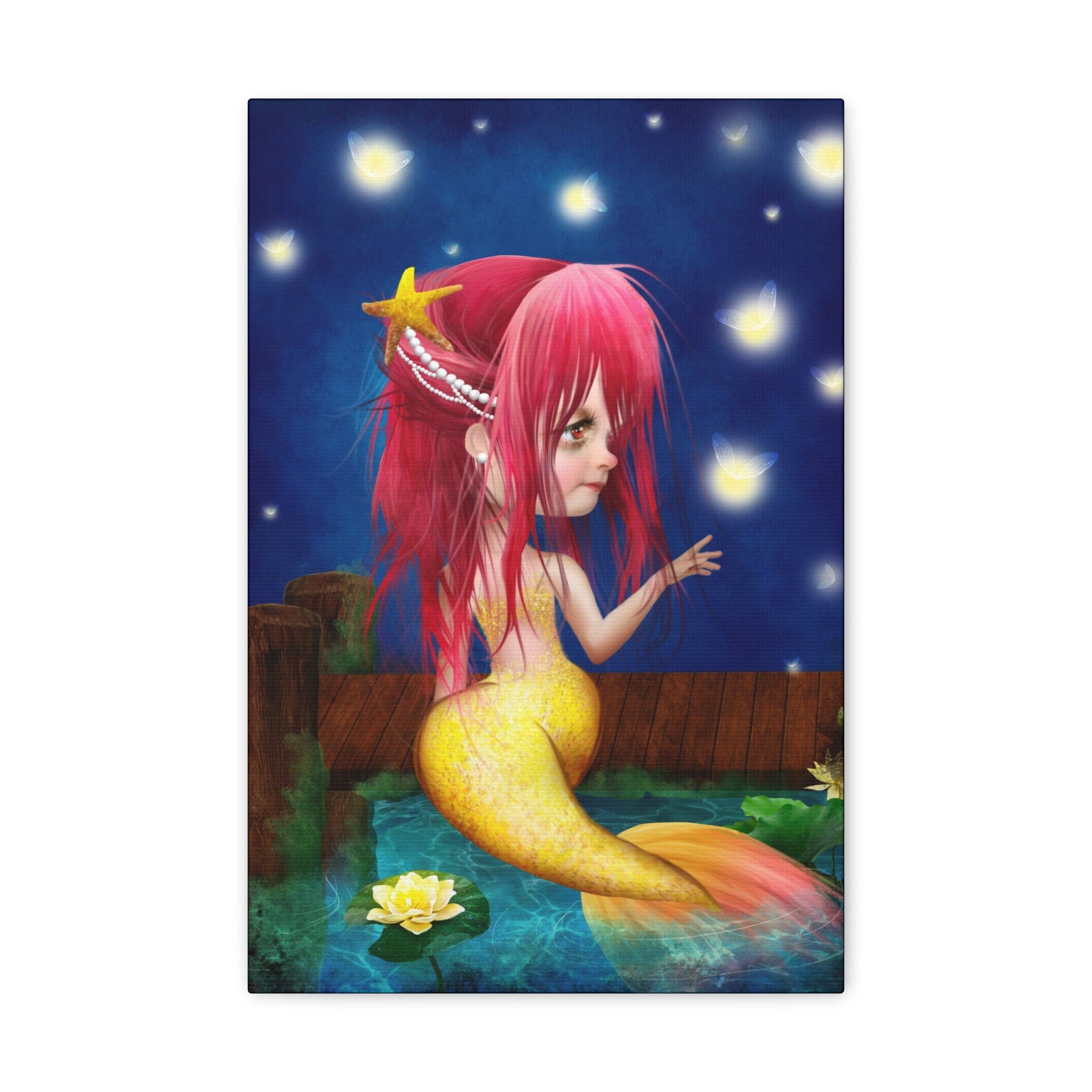 Midsummer Mermaid · Canvas Print