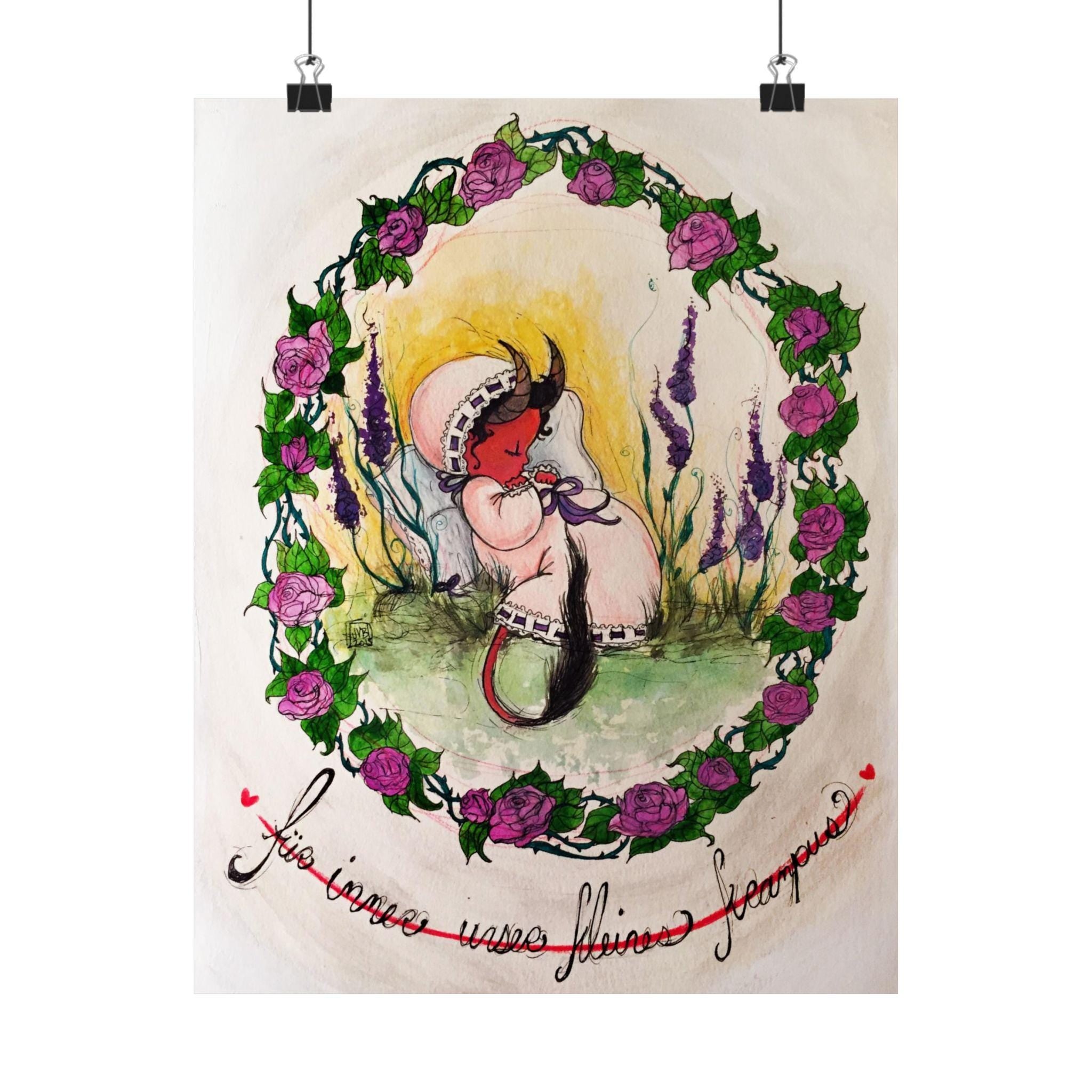 Baby Infant Krampus · Poster Print
