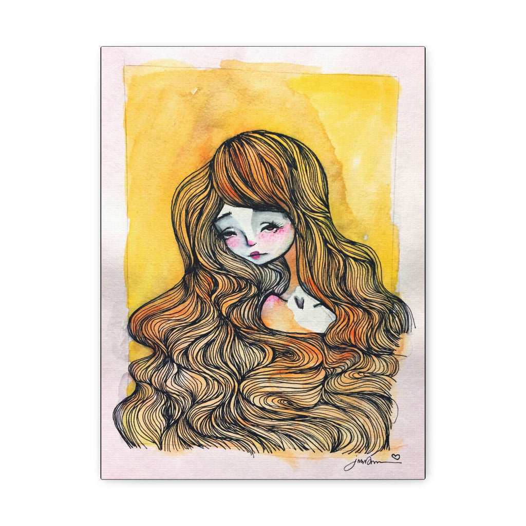 Golden Girl · Canvas Print