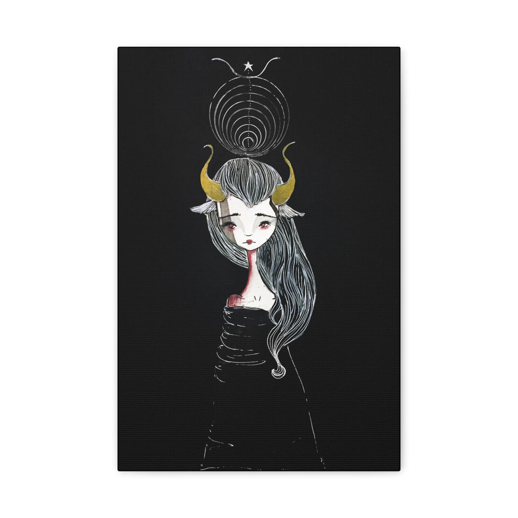 Taurus Girl · Canvas Print