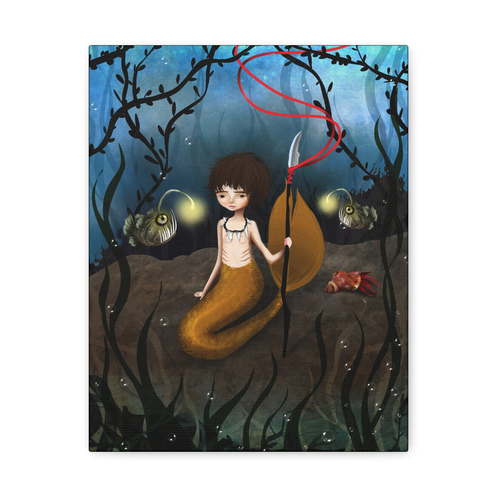 Yellow Merboy · Canvas Print