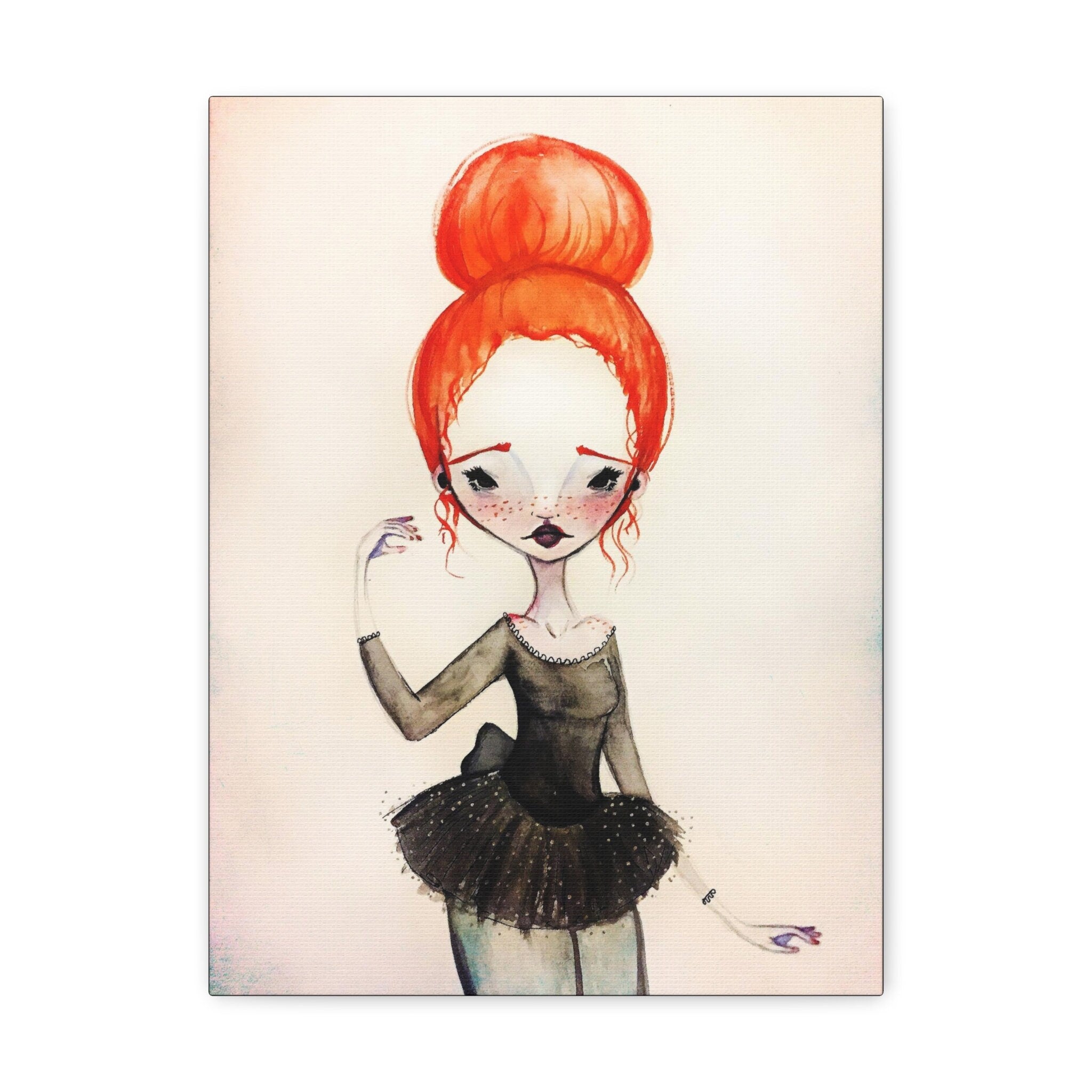 Ginger Ballerina · Canvas Print