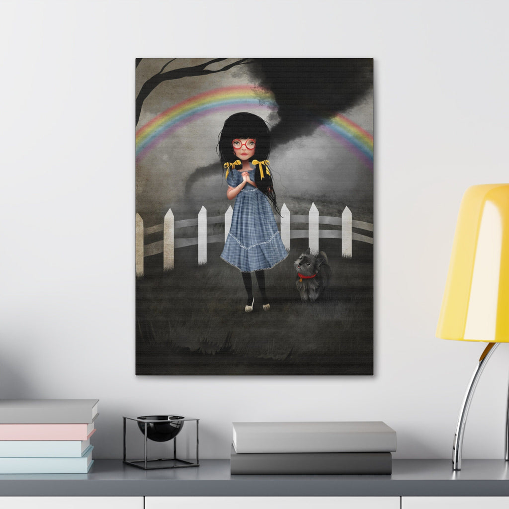 Dorothy and Toto of Kansas · Canvas Print