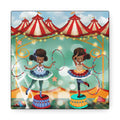 Little and Big Sister · Canvas Print