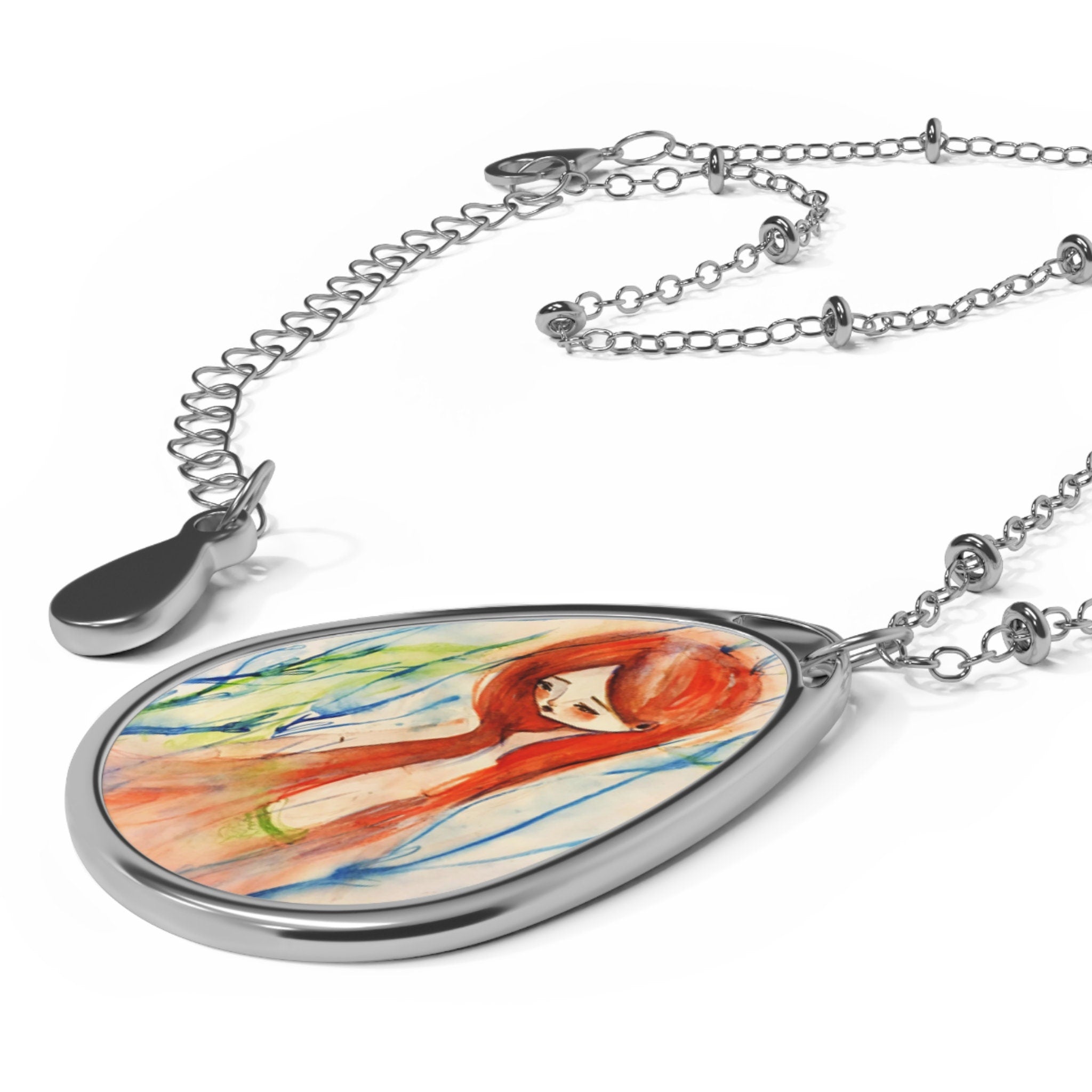 Little Mermaid- Oval · Necklace