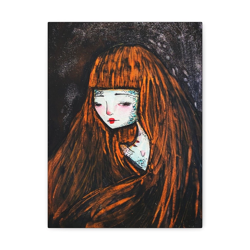 Monster Self Portrait · Canvas Print