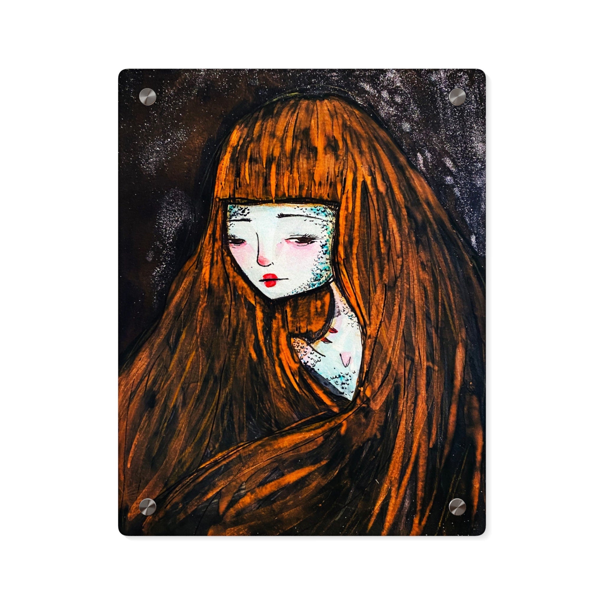 Monster Self Portrait Acrylic Wall Art Panel · Acrylic Print