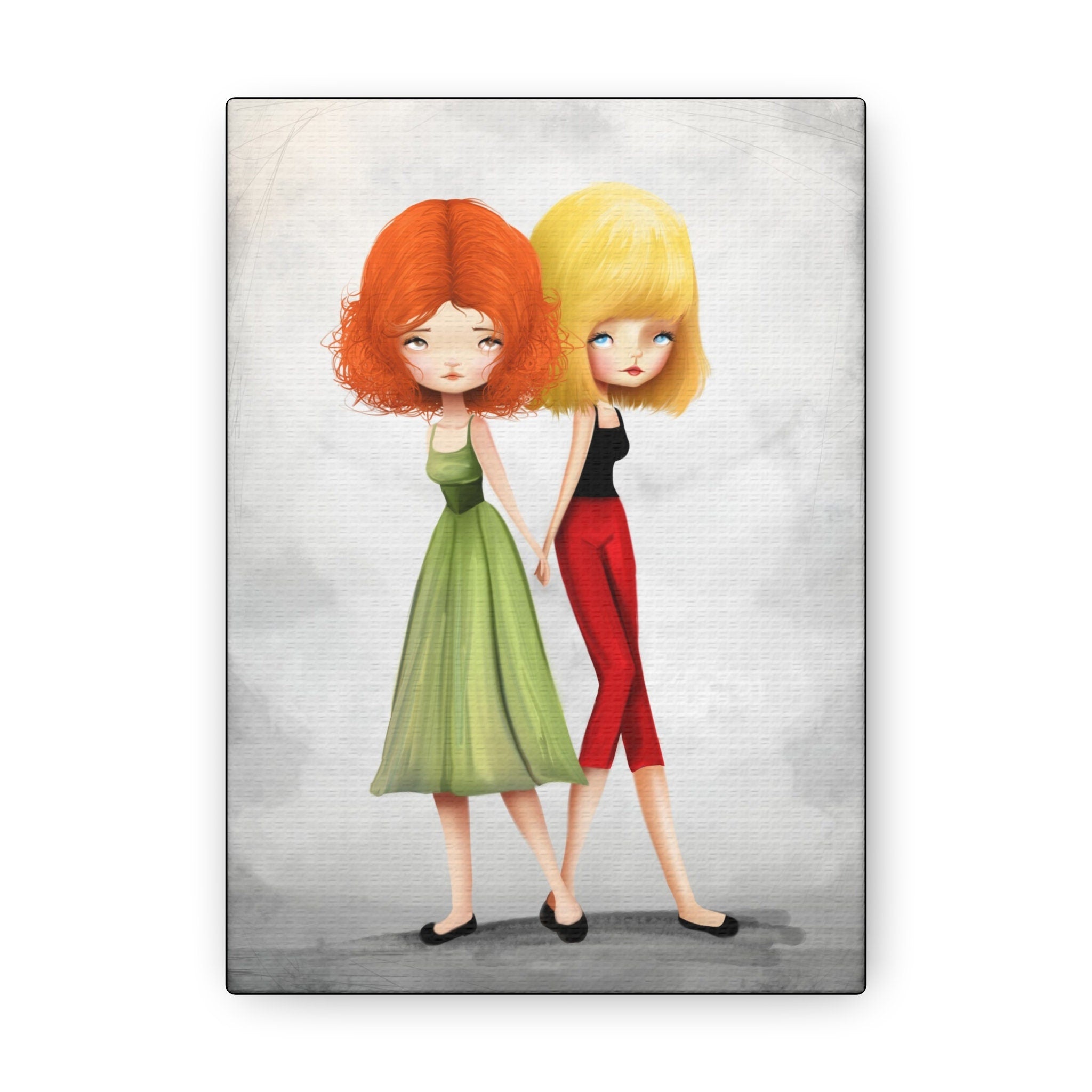 Together Alone · Canvas Print