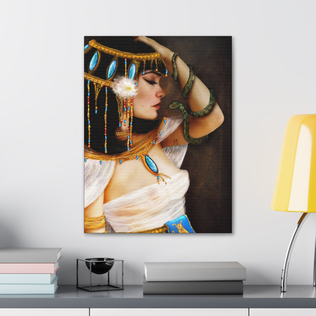 Cleopatra and the Serpent · Canvas Print