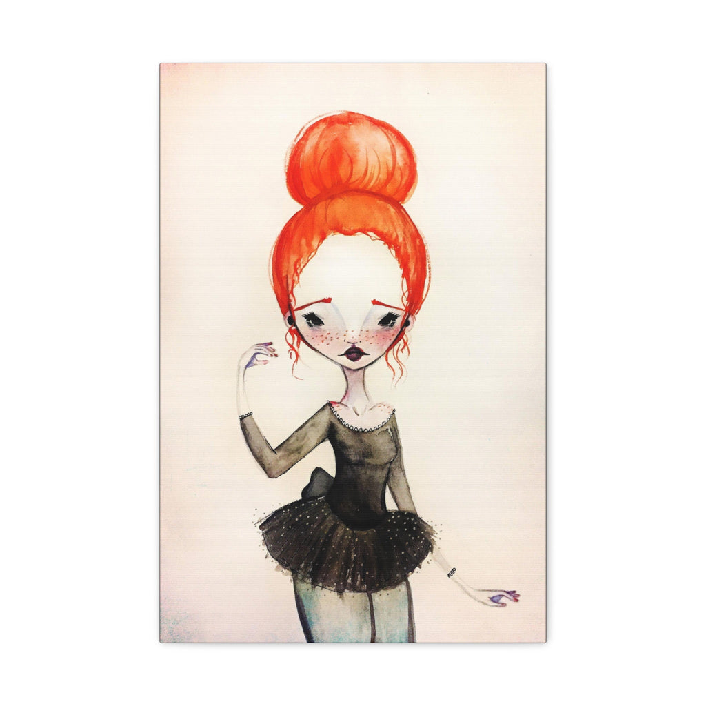 Ginger Ballerina · Canvas Print
