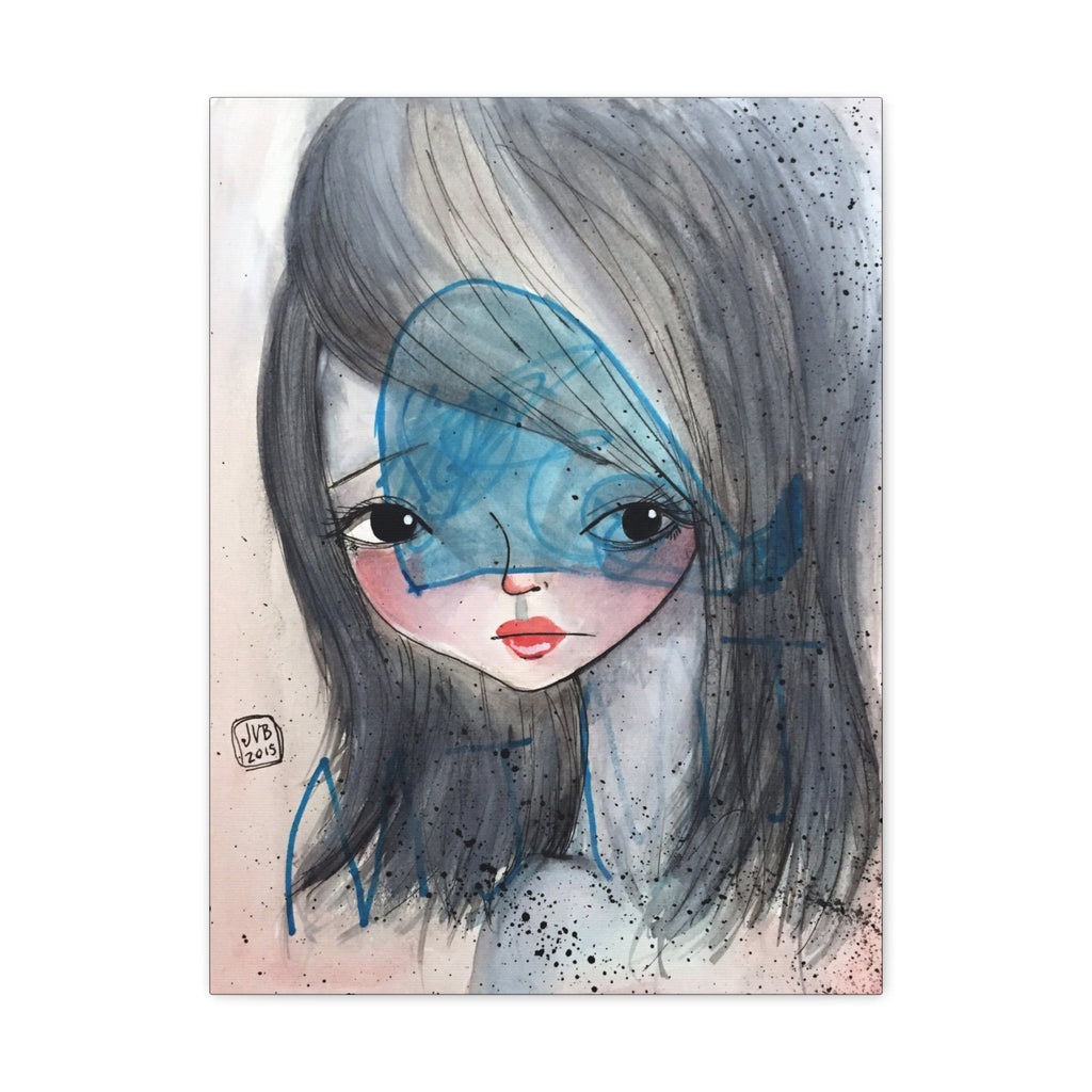 MJ · Canvas Print