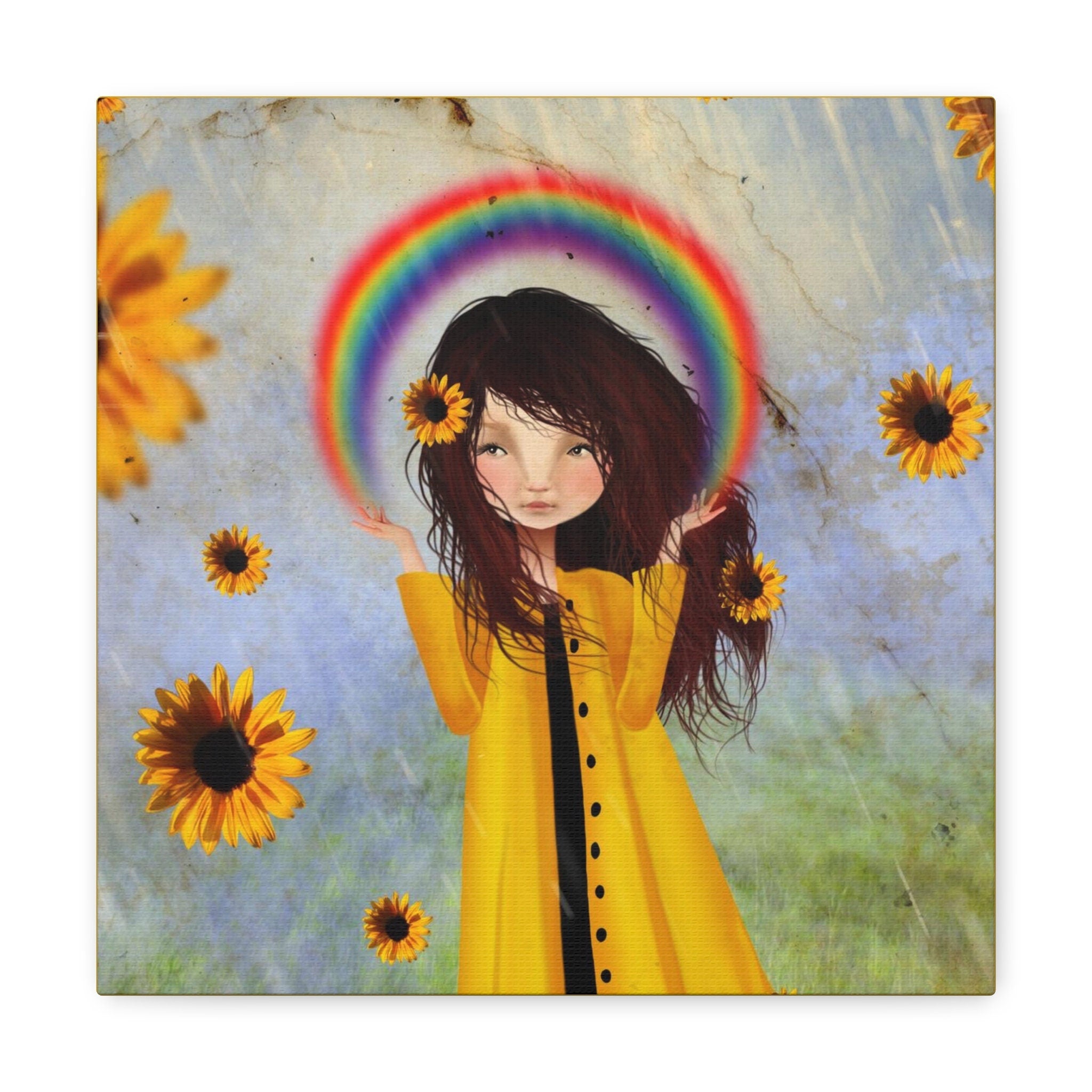 Babe Rainbow · Canvas Print