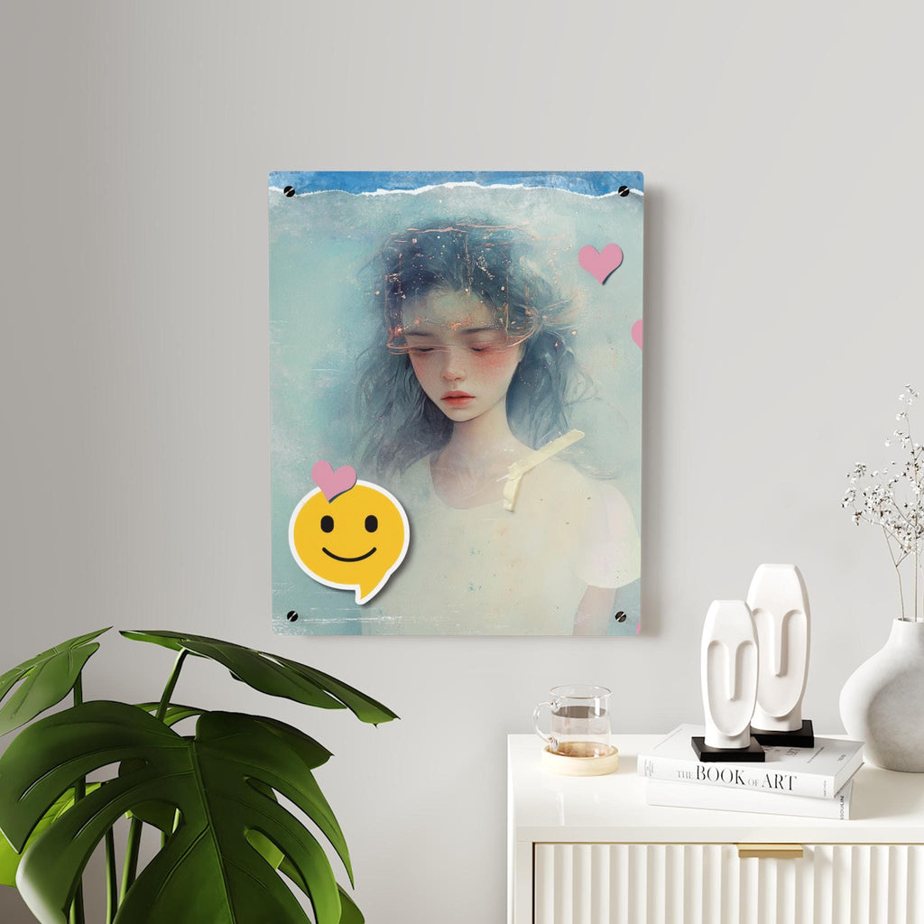 Mutable Modality Blue Acrylic Wall Art Panel · Acrylic Print