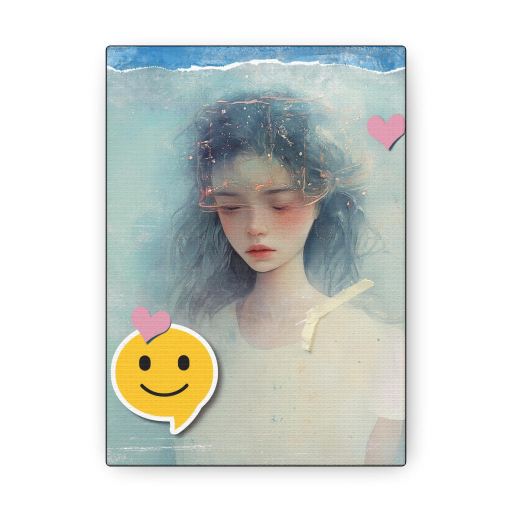 Mutable Modality Blue Museum Wrap · Canvas Print