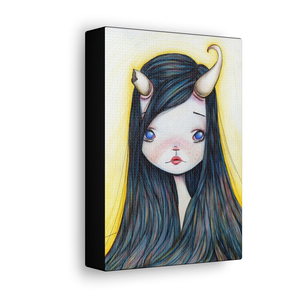 Lonely Girl · Canvas Print