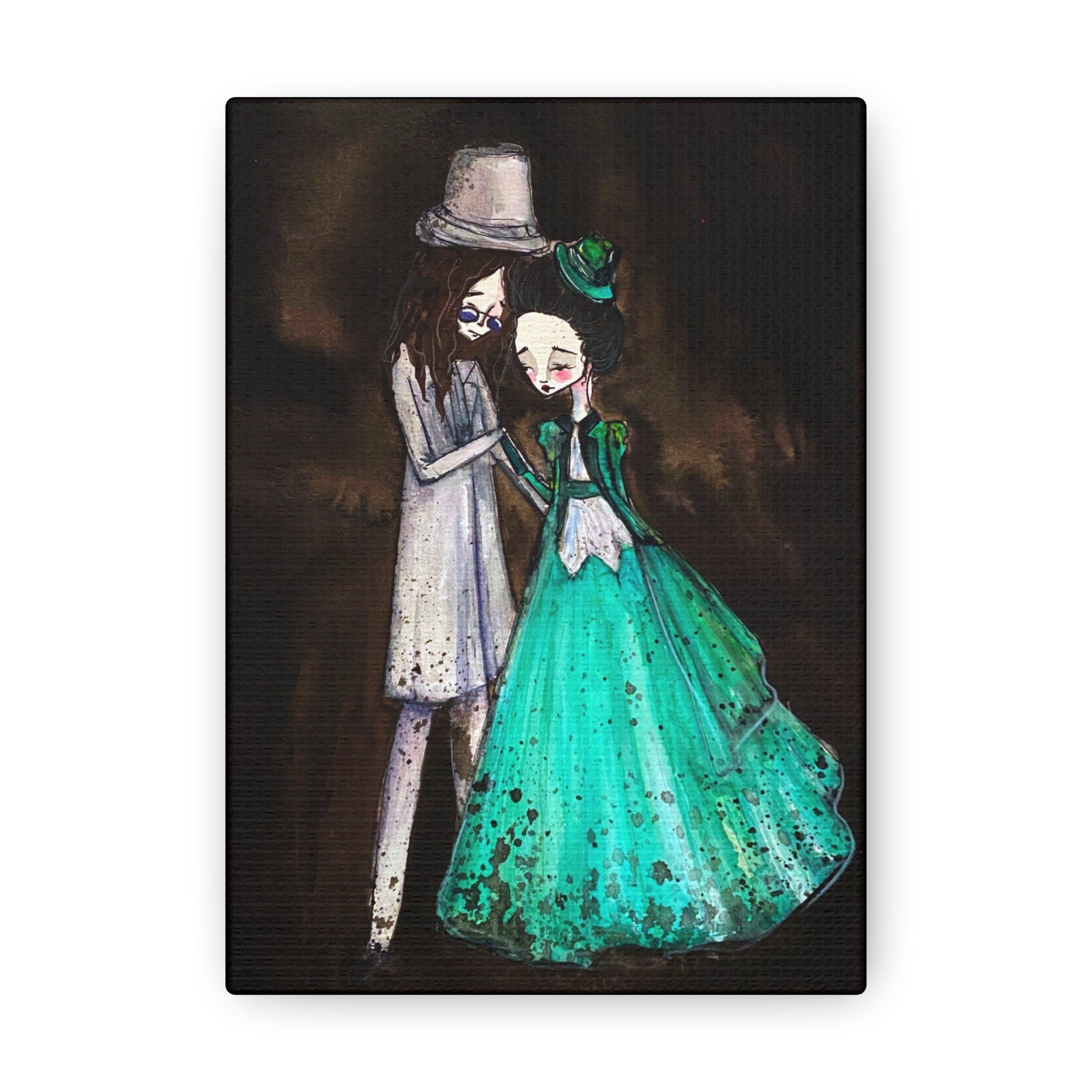 Dracula and Mina · Canvas Print