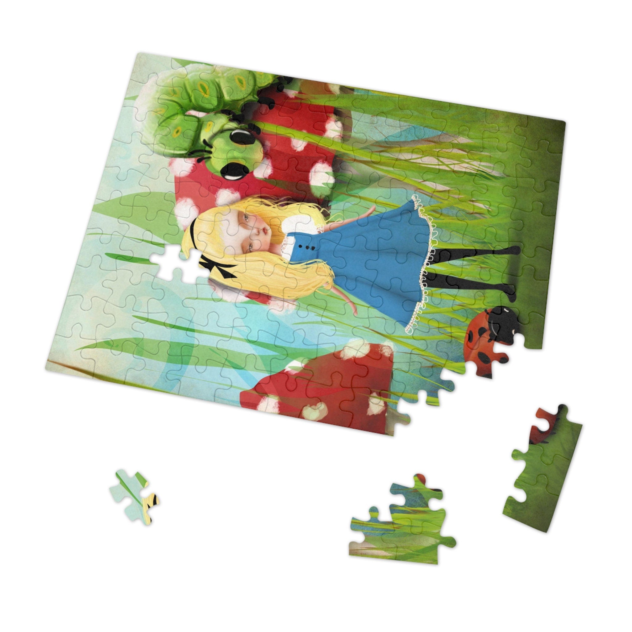 Alice and the Caterpillar · Jigsaw Puzzle