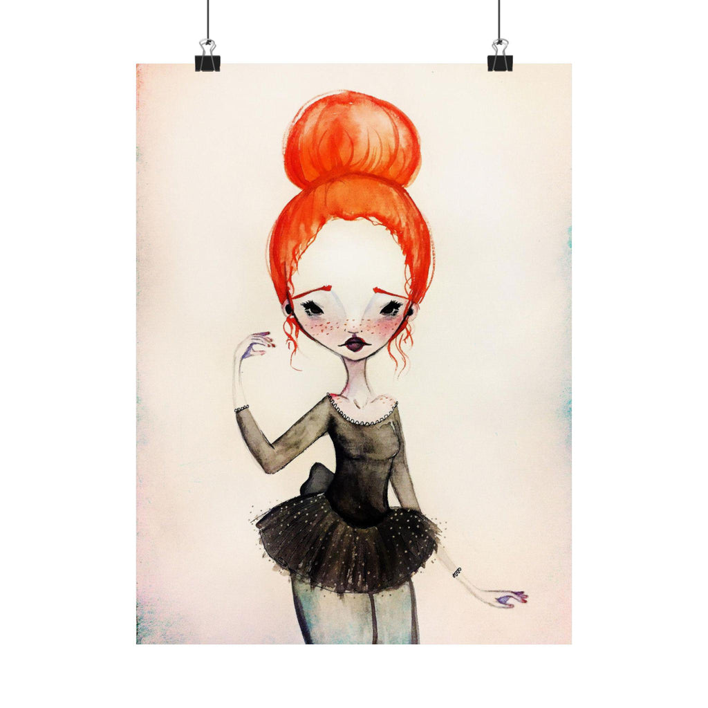 Ginger Ballerina · Poster Print