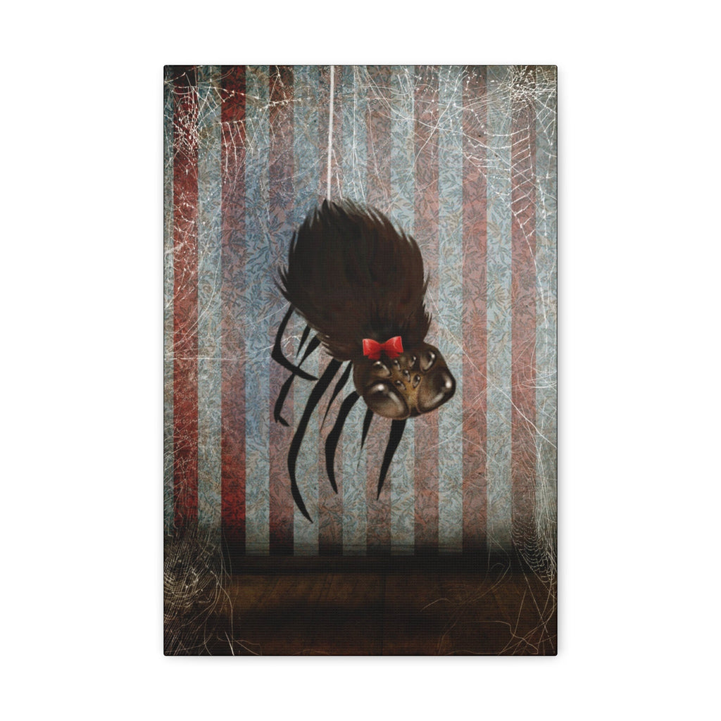 Miss Spider on her Own · Canvas Print