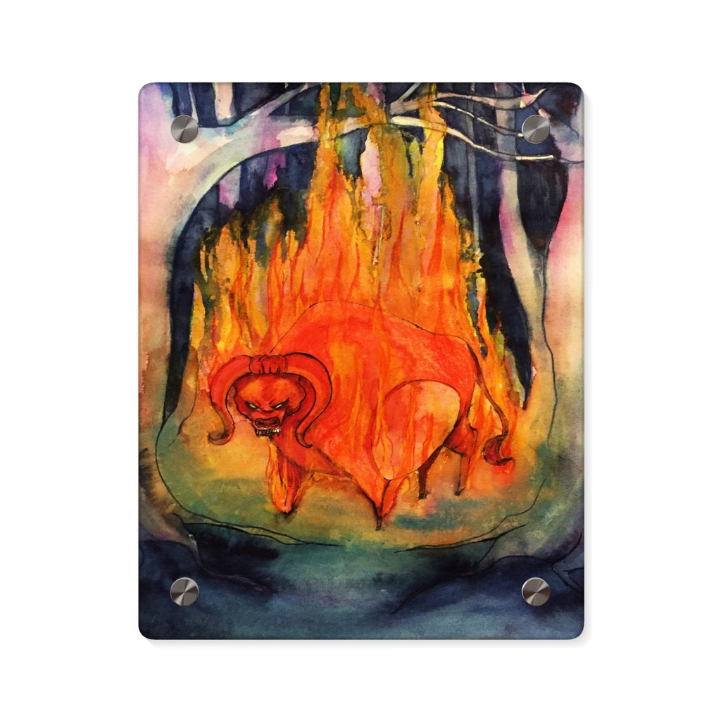 The Red Bull Acrylic Wall Art Panel · Acrylic Print