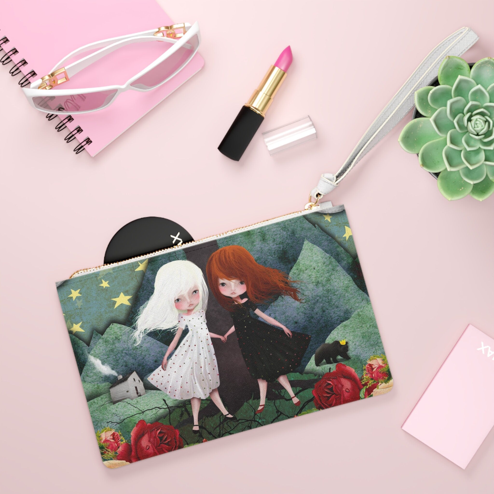 Snow White and Rose Red · Clutch Bag