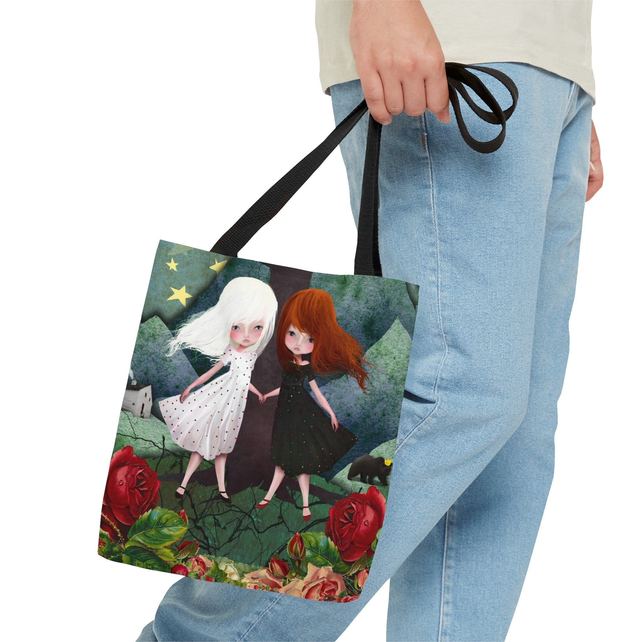 Snow White and Rose Red · Tote Bag