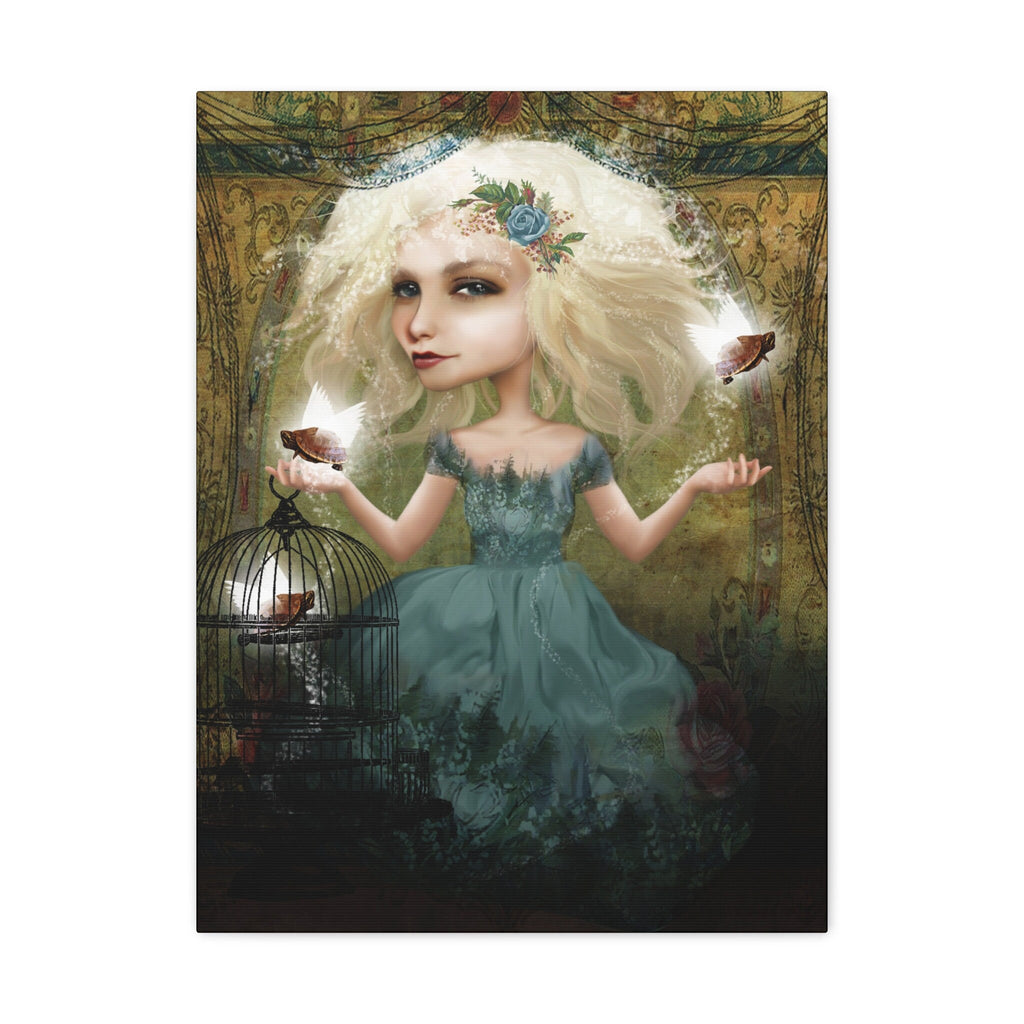 If you love them, set them Free · Canvas Print