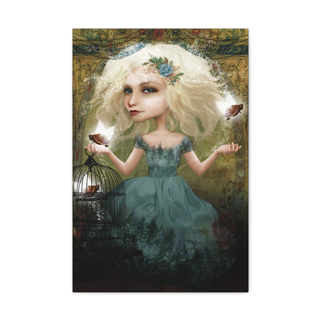 If you love them, set them Free · Canvas Print