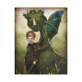 Evan and Green Dragon · Canvas Print