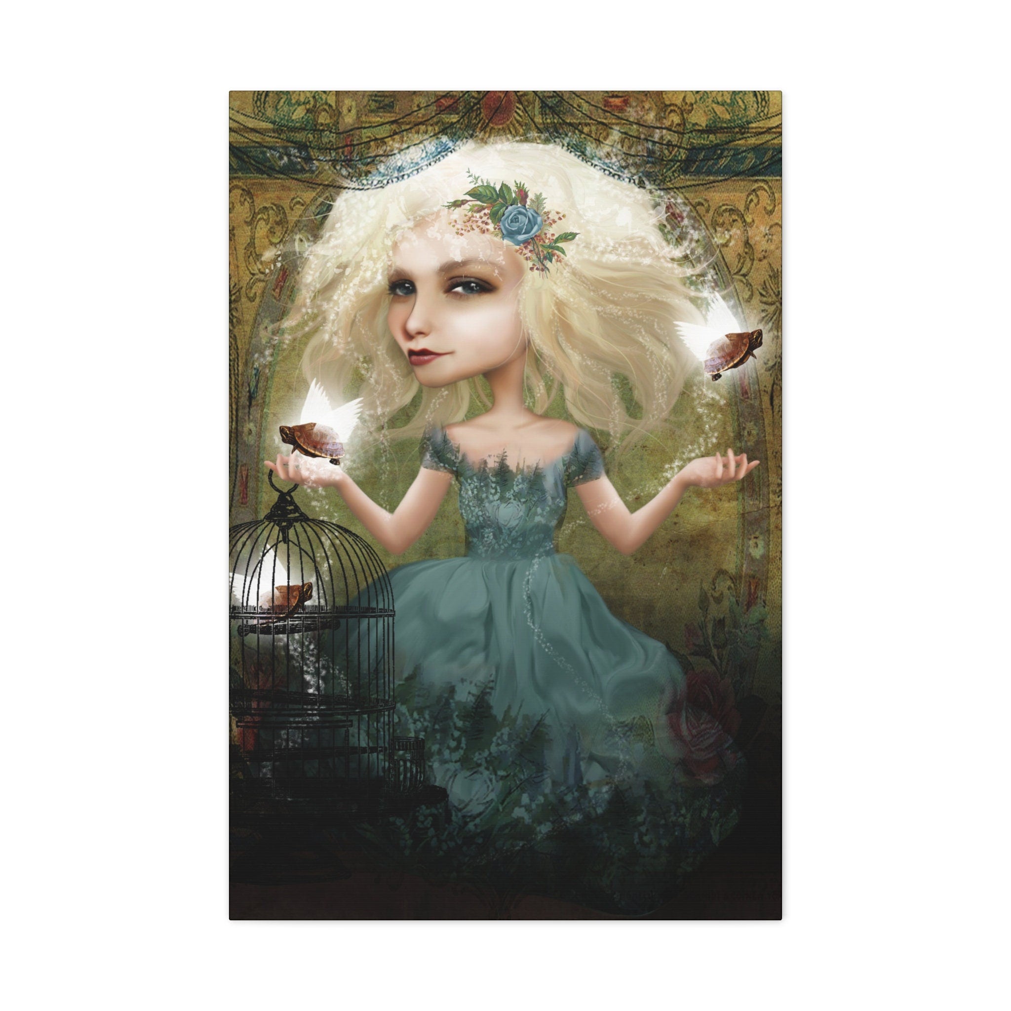 If you love them, set them Free · Canvas Print