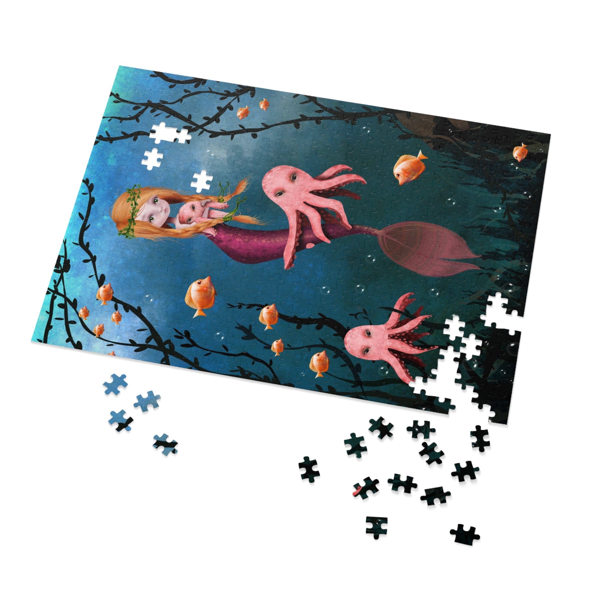 Ginger mermaid · Jigsaw Puzzle